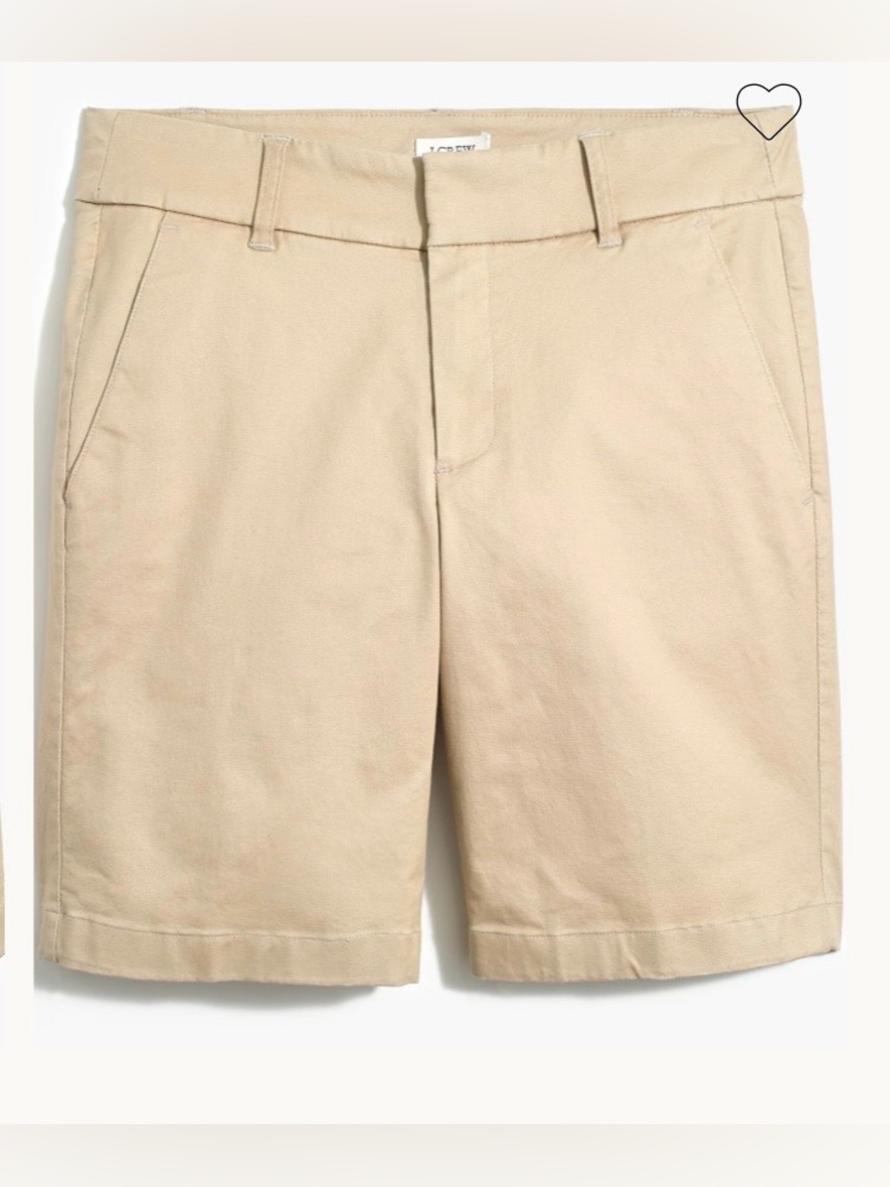 J.Crew Bermuda Shorts in Tan size 4 pockets front side and back zipper fly - Picture 8 of 8